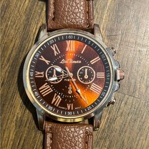 Brown Strap Watch